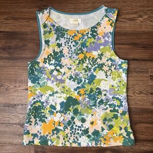 Maeve Anthropologie Multicolour Floral Sleeveless Top‎ Small